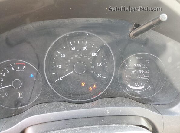 3CZRU6H31MM729098 2021 HONDA HR-V Черный Вид щитка приборов