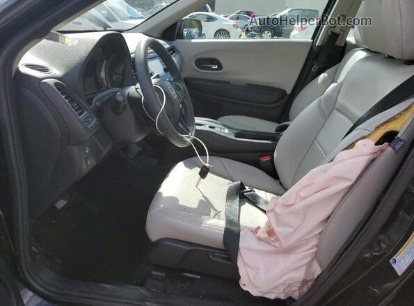 3CZRU6H31MM729098 2021 HONDA HR-V Черный Вид салона спереди
