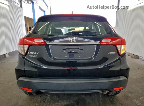 3CZRU6H33LM737511 2020 HONDA HR-V Black უკანა ხედი