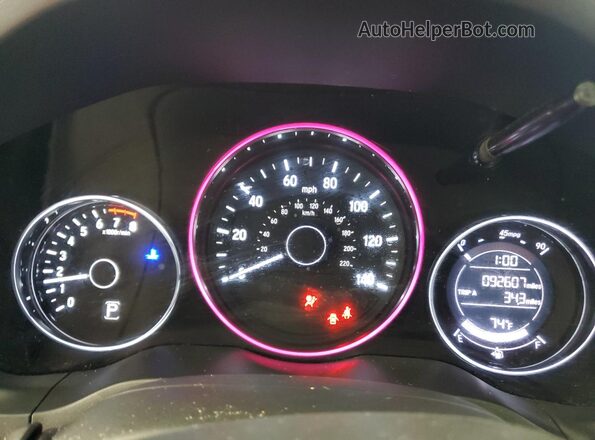 3CZRU6H33LM737511 2020 HONDA HR-V Black 