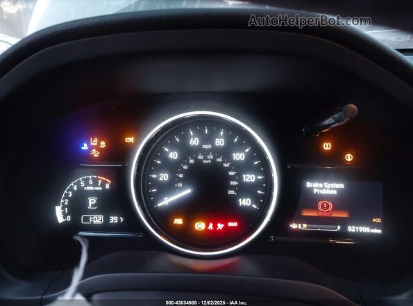 3CZRU6H70LM734505 2020 HONDA HR-V Gray Vista de los asientos traseros