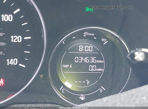 3CZRU6H72JM722742 2018 HONDA HR-V Gray 