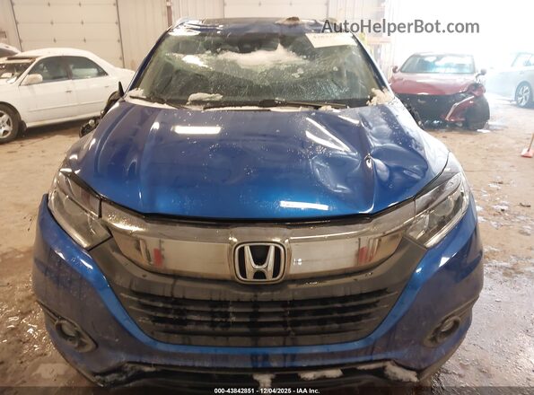 3CZRU6H7XNM756286 2022 HONDA HR-V Синий Вид щитка приборов