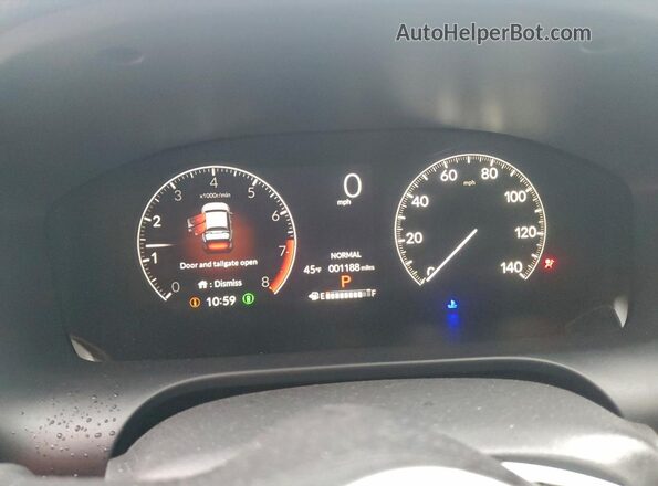 3CZRZ1H34TM712282 2026 HONDA HR-V Gray Widok zestawu wskaźników