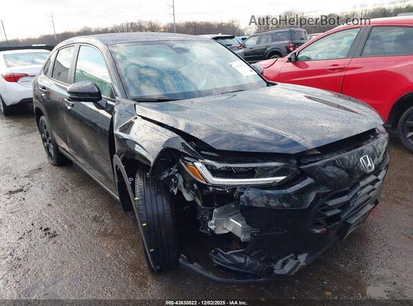 3CZRZ2H52PM748663 2023 HONDA HR-V Черный Вид спереди