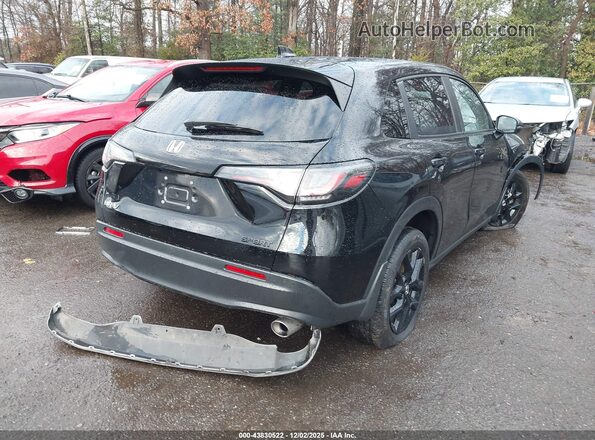 3CZRZ2H52PM748663 2023 HONDA HR-V Черный Задняя правая четверть