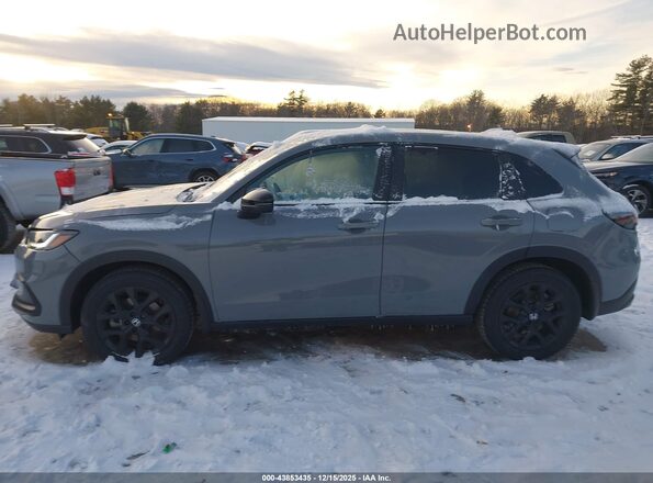 3CZRZ2H55RM750684 2024 HONDA HR-V Gray Widok wnętrza 360 stopni
