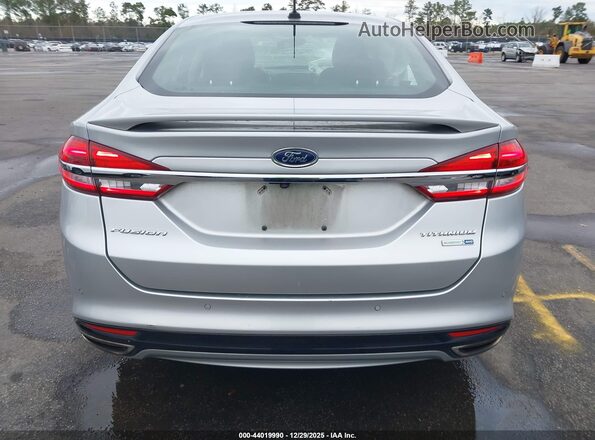 3FA6P0D92JR206751 2018 FORD FUSION Silver 