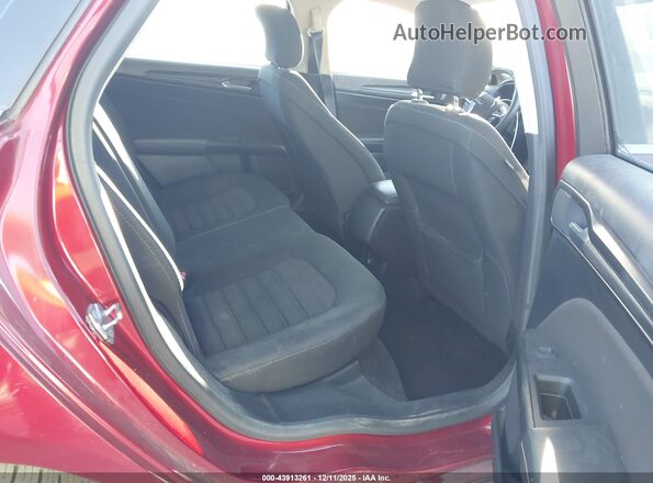 3FA6P0G74JR160981 2018 FORD FUSION Красный Вид наклейки с VIN-кодом