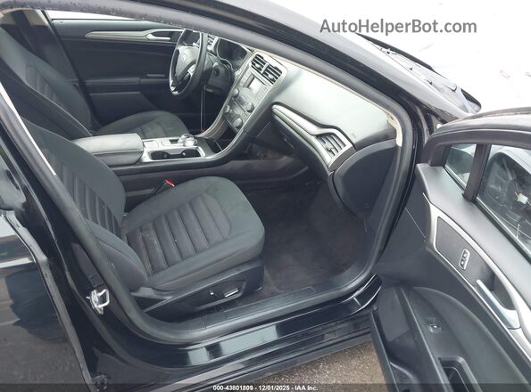 3FA6P0H74JR194840 2018 FORD FUSION Черный Вид салона спереди