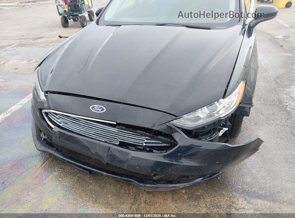 3FA6P0H74JR194840 2018 FORD FUSION Черный Вид спереди