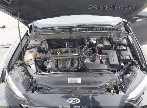 3FA6P0H74JR194840 2018 FORD FUSION Черный Вид сзади