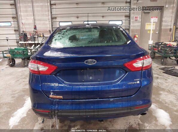 3FA6P0LU2GR155413 2016 FORD FUSION HYBRID Blue 