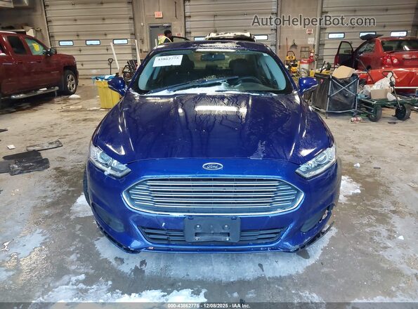 3FA6P0LU2GR155413 2016 FORD FUSION HYBRID Blue Widok zestawu wskaźników