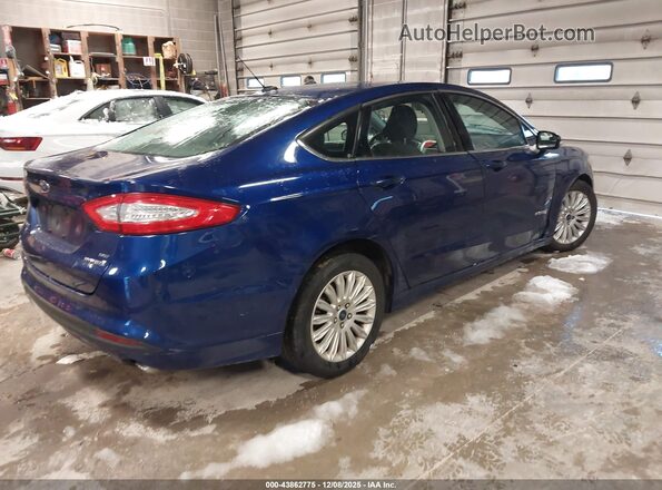 3FA6P0LU2GR155413 2016 FORD FUSION HYBRID Blue Tył prawy