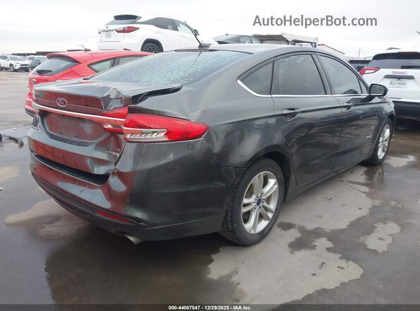 3FA6P0LU2JR224186 2018 FORD FUSION HYBRID Серый 