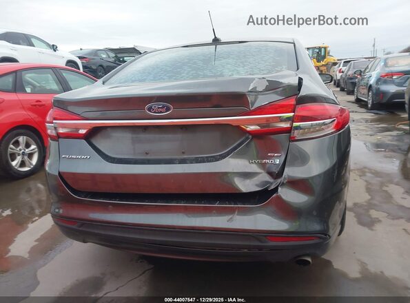 3FA6P0LU2JR224186 2018 FORD FUSION HYBRID Серый 