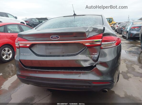 3FA6P0LU2JR224186 2018 FORD FUSION HYBRID Серый 
