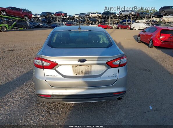 3FA6P0LU3GR190980 2016 FORD FUSION HYBRID Silver 
