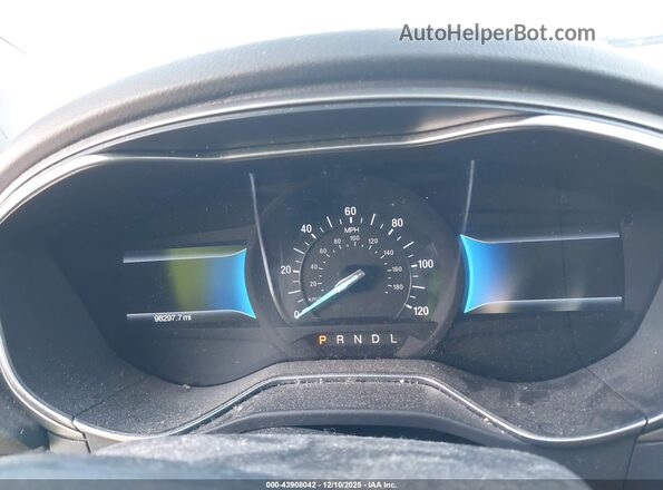 3FA6P0LU3GR190980 2016 FORD FUSION HYBRID Silver Widok tylnych siedzeń