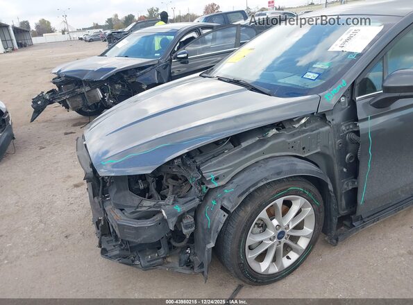 3FA6P0LU3KR187733 2019 FORD FUSION HYBRID Gray Front view