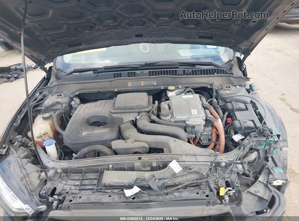 3FA6P0LU3KR187733 2019 FORD FUSION HYBRID Gray Rear view