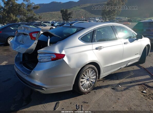 3FA6P0LU4GR173203 2016 FORD FUSION HYBRID Silver Trasero derecho