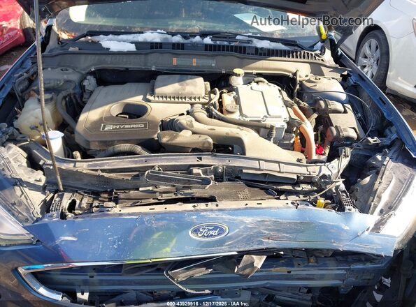 3FA6P0LU8KR106533 2019 FORD FUSION HYBRID Blue უკანა ხედი