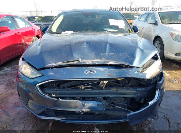 3FA6P0LU8KR106533 2019 FORD FUSION HYBRID Blue წინა ხედი