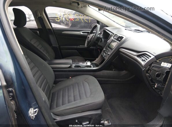 3FA6P0LU8KR106533 2019 FORD FUSION HYBRID Blue წინა სალონის ხედი