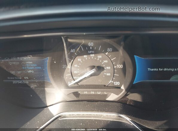 3FA6P0LU9GR389080 2016 FORD FUSION HYBRID Black Widok tylnych siedzeń