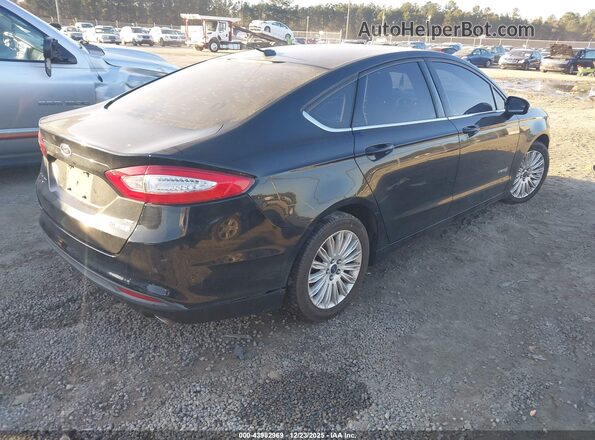 3FA6P0LU9GR389080 2016 FORD FUSION HYBRID Black Tył prawy