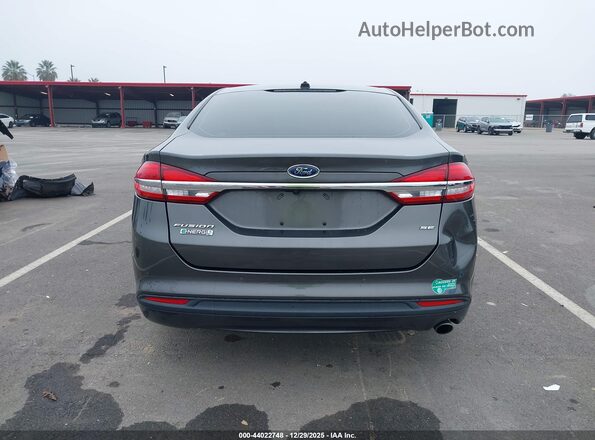 3FA6P0PU2HR330058 2017 FORD FUSION ENERGI Gray 