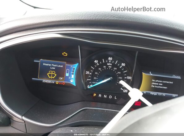 3FA6P0PU7HR110656 2017 FORD FUSION ENERGI Blue Widok tylnych siedzeń