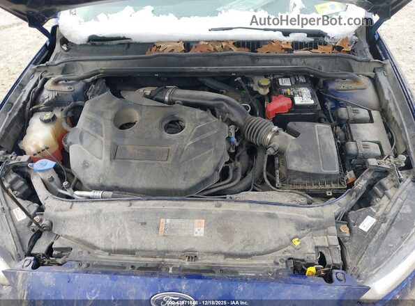 3FA6P0T96GR271676 2016 FORD FUSION Blue Rear view