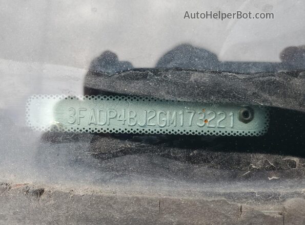 3FADP4BJ2GM173221 2016 FORD FIESTA Gray Widok komory silnika