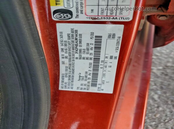 3FADP4BJ4JM144388 2018 FORD FIESTA Orange 