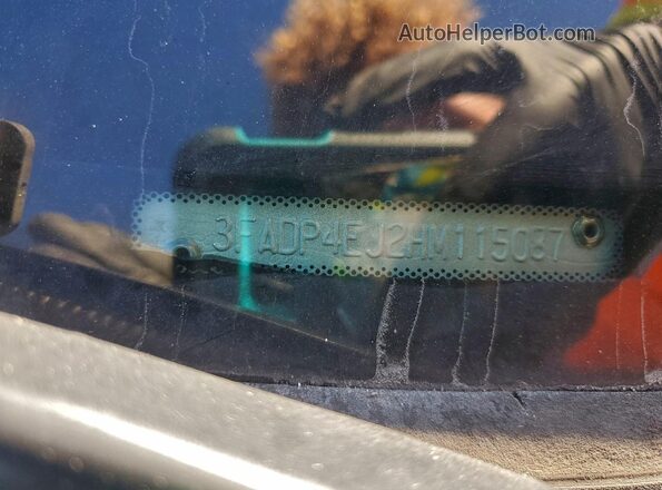 3FADP4EJ2HM115087 2017 FORD FIESTA Серебряный Вид подкапотного пространства