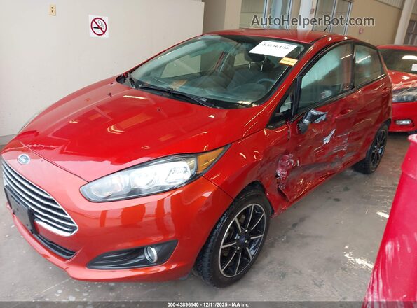 3FADP4EJ4KM159860 2019 FORD FIESTA Red Front left