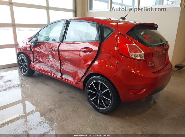 3FADP4EJ4KM159860 2019 FORD FIESTA Red Rear left