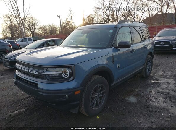 3FMCR9B6XRRE44679 2024 FORD BRONCO SPORT Синий Передняя левая четверть