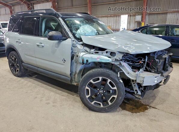 3FMCR9C61MRA07421 2021 FORD BRONCO Серый Передняя правая четверть