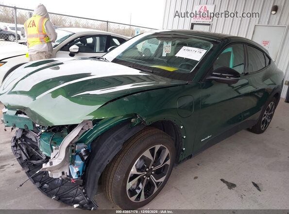 3FMTK1R45SMA55882 2025 FORD MUSTANG MACH-E Green Առջևի ձախ երեք քառորդ տեսարան