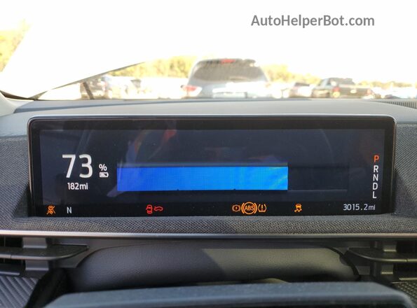 3FMTK3R48RMA36720 2024 FORD MUSTANG MACH-E PREMI Gray Instrument cluster view