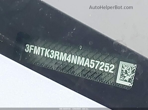 3FMTK3RM4NMA57252 2022 FORD MUSTANG MACH-E PREMI Blue 