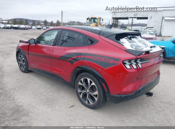 3FMTK3SS3MMA57296 2021 FORD MUSTANG MACH-E PREMI Red უკანა მარცხენა