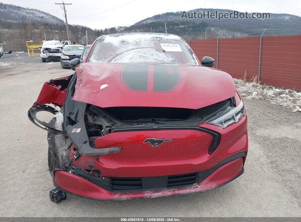 3FMTK3SS3MMA57296 2021 FORD MUSTANG MACH-E PREMI Red ხელსაწყოთა პანელის ხედი