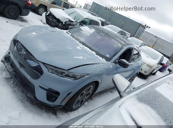 3FMTK4SX6RMA52599 2024 FORD MUSTANG MACH-E Gray Առջևի ձախ երեք քառորդ տեսարան