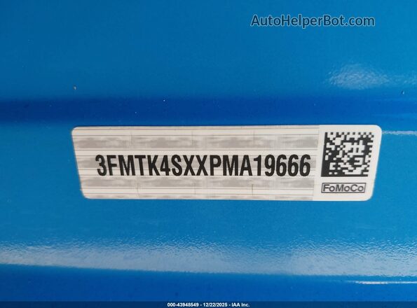 3FMTK4SXXPMA19666 2023 FORD MUSTANG MACH-E Blue 