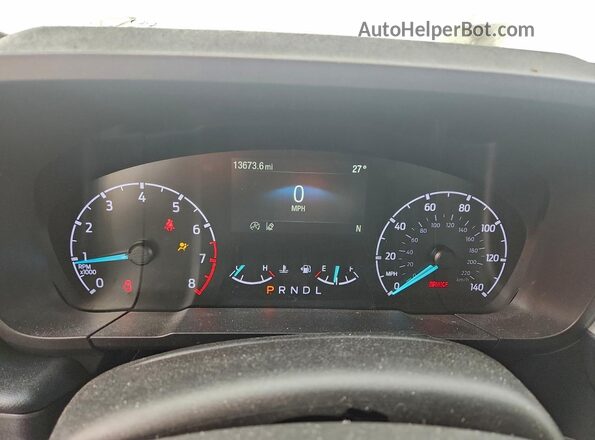 3FTTW8F99PRA77380 2023 FORD MAVERICK Gray Widok zestawu wskaźników